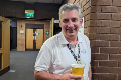 Chairman Having a deserved beer